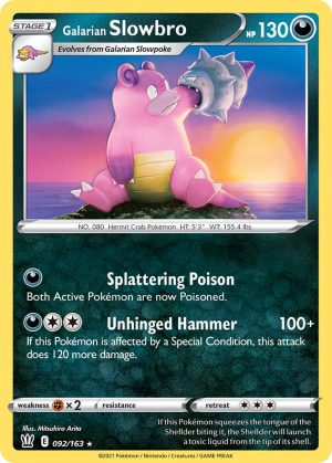 Galarian Slowbro - 92 - Battle Styles