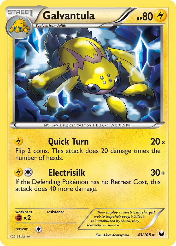 Galvantula - 43 - Dark Explorers