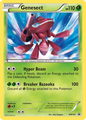 Genesect - BW101 - Black & White Promos