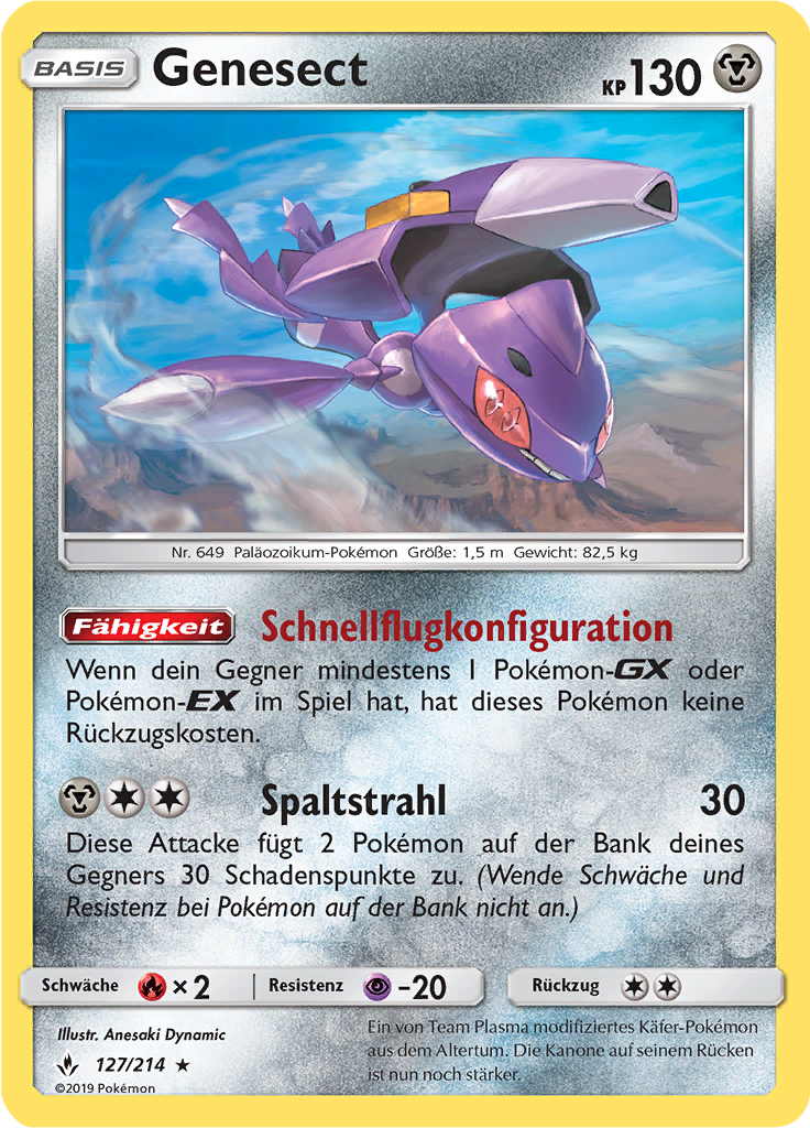 Genesect - 127 - Kräfte im Einklang