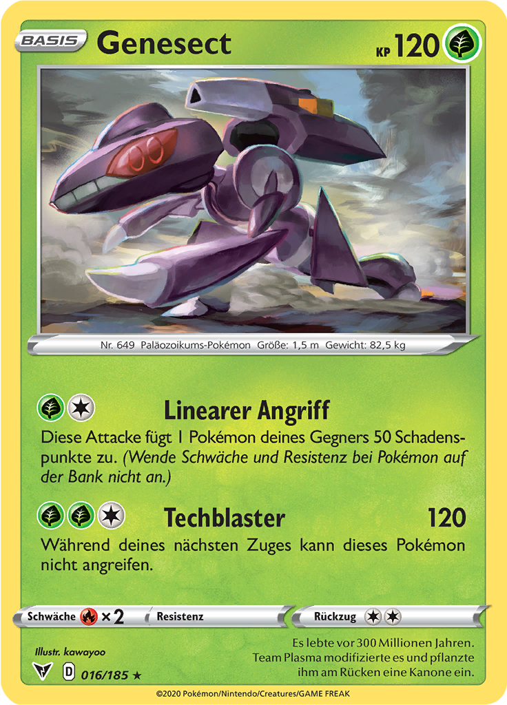 Genesect - 16 - Farbenschock
