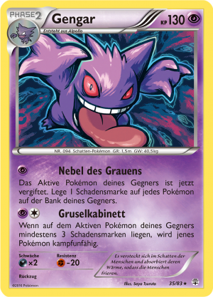 Gengar - 35 - Generationen