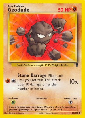 Geodude - 77 - Legendary Collection|Geodude - 77/110 - Revers Holo - Legendary Collection