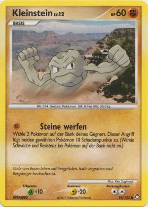 Geodude - 84 - Geheimnisvolle Schatze