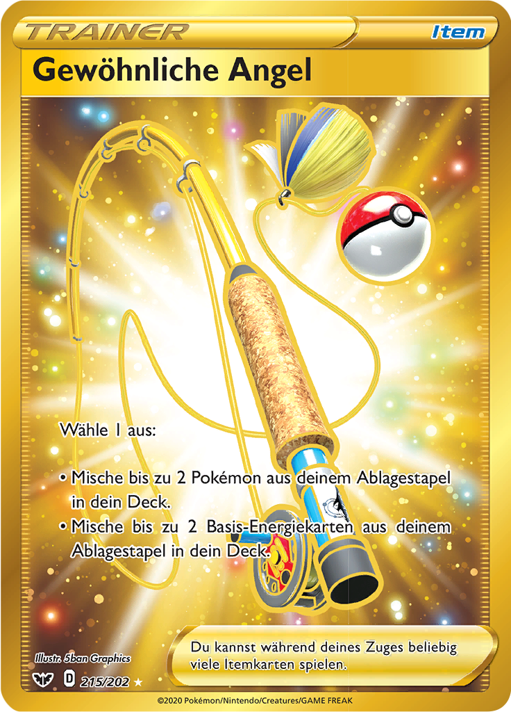 Gewöhnliche Angel - 215 - Schwert & Schild