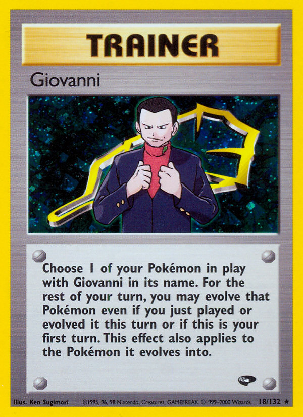 Giovanni Gym Challenge Unlimited|Giovanni Gym Challenge First Edition