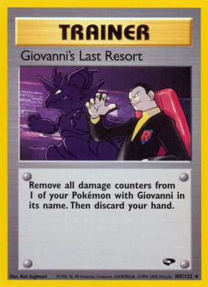 Giovanni’s Last Resort Gym Challenge Unlimited|Giovanni’s Last Resort Gym Challenge First Edition