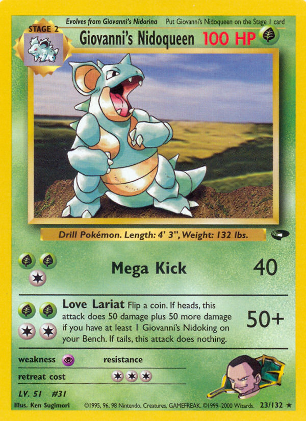 Giovanni’s Nidoqueen Gym Challenge Unlimited|Giovanni’s Nidoqueen Gym Challenge First Edition
