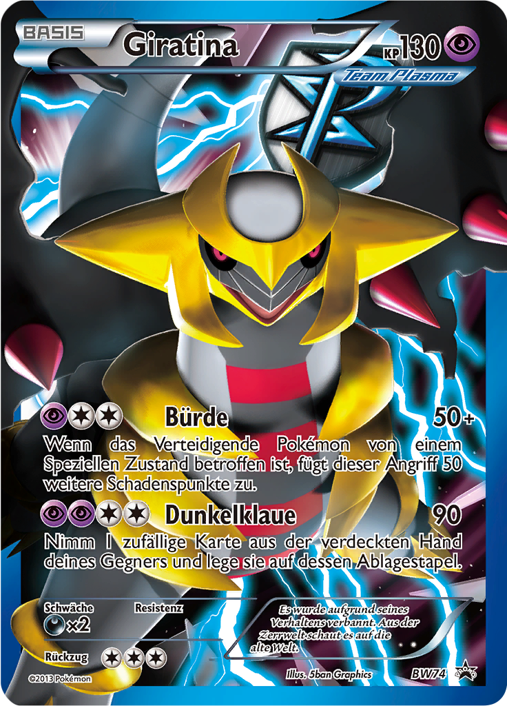 Giratina - BW74 - Black & White Promos