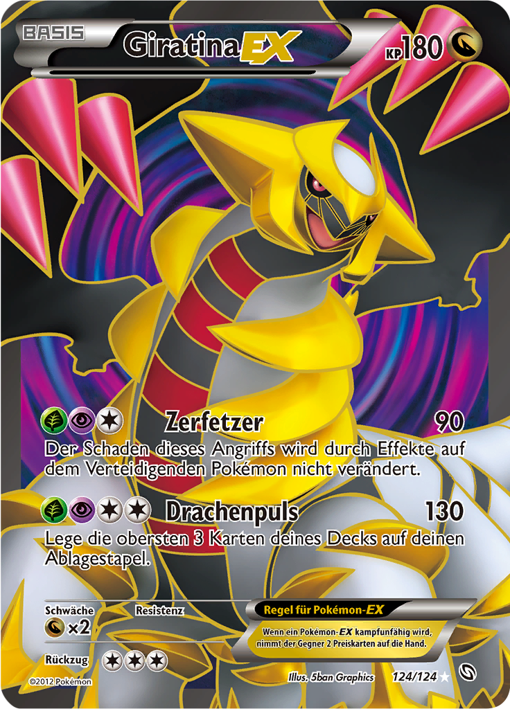 Giratina-EX - 124 - Hoheit der Drachen