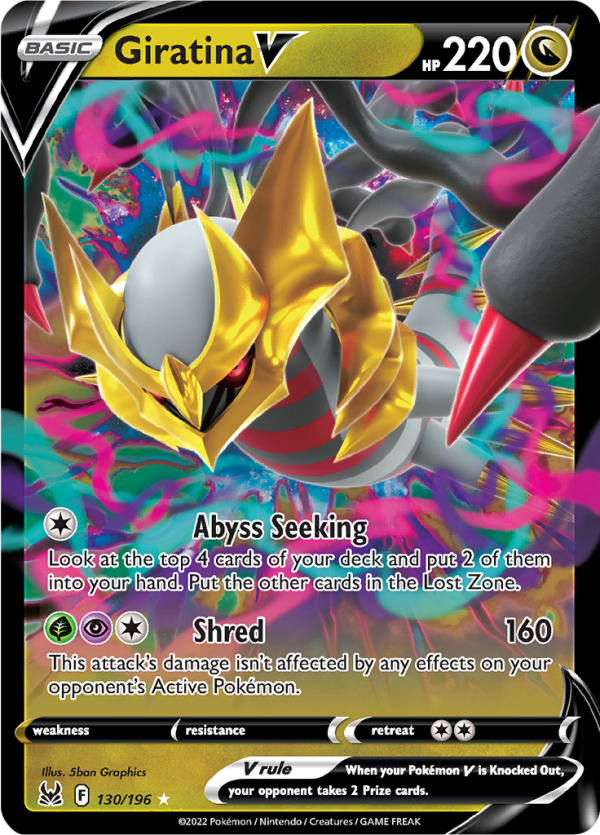 Giratina VSTAR (131/196) (Jumbo Card) [Sword & Shield: Lost Origin] Giratina  Vstar 131/196 JUMBO (over size Pokemon karta) | Aukro