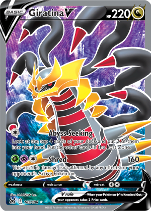 Card Pokémon Giratina-v-astro (gg69/gg70) V-star Original