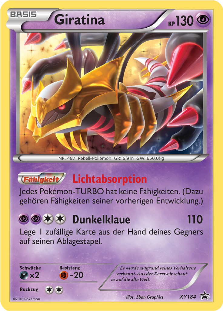 Giratina - XY184 - XY Promos