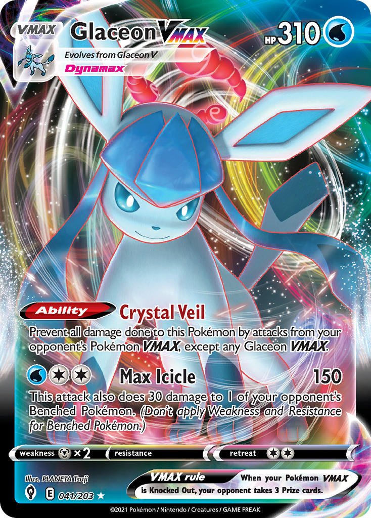 Glaceon VMAX - 41 - Evolving Skies
