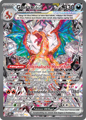 Glurak-223-Obsidianflammen