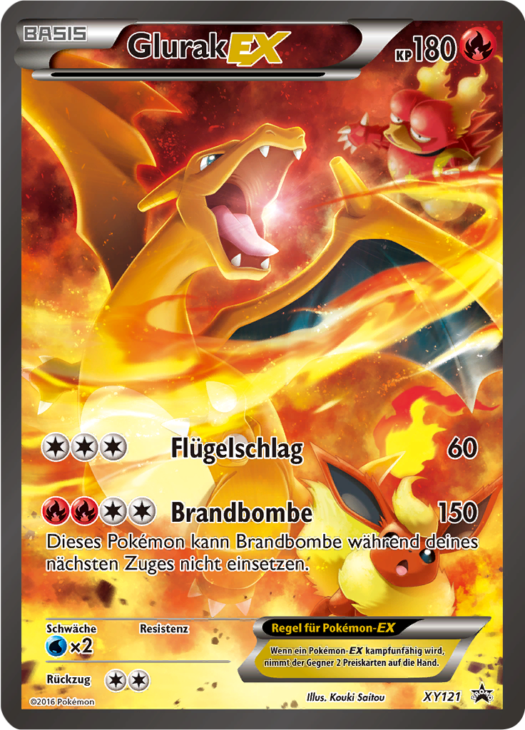 Glurak-EX - XY121 - XY Promos