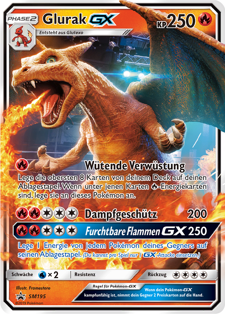 Glurak-GX - SM195 - Sun & Moon Promos