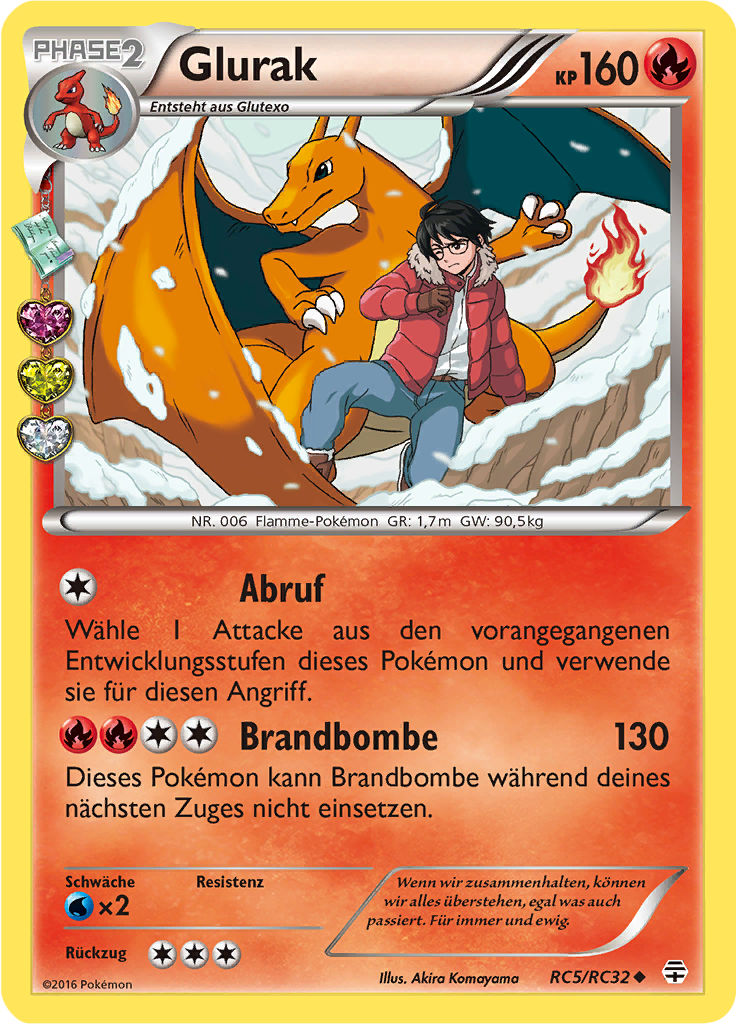 Glurak - RC5 - Generationen