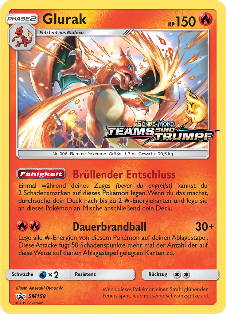 Glurak - SM158 - Sun & Moon Promos