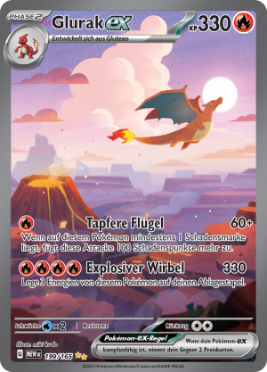 Glurak-ex-199-Pokemon 151