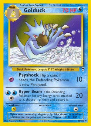 Golduck - 43 - Legendary Collection|Golduck - 43/110 - Revers Holo - Legendary Collection
