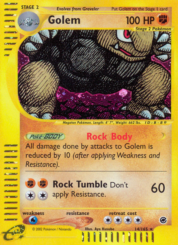 Golem - Expedition Base set|Golem - Expedition Base set - Reverse Holo