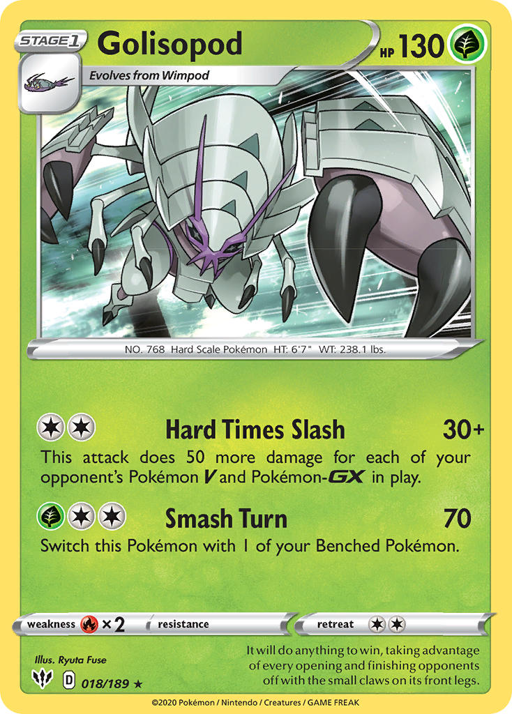 Golisopod - 18 - Darkness Ablaze