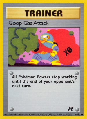 Goop Gas Attack Team Rocket unlimited|Goop Gas Attack Team Rocket first edition