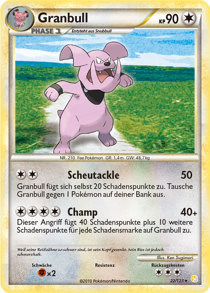Granbull - 22 - HeartGold & SoulSilver