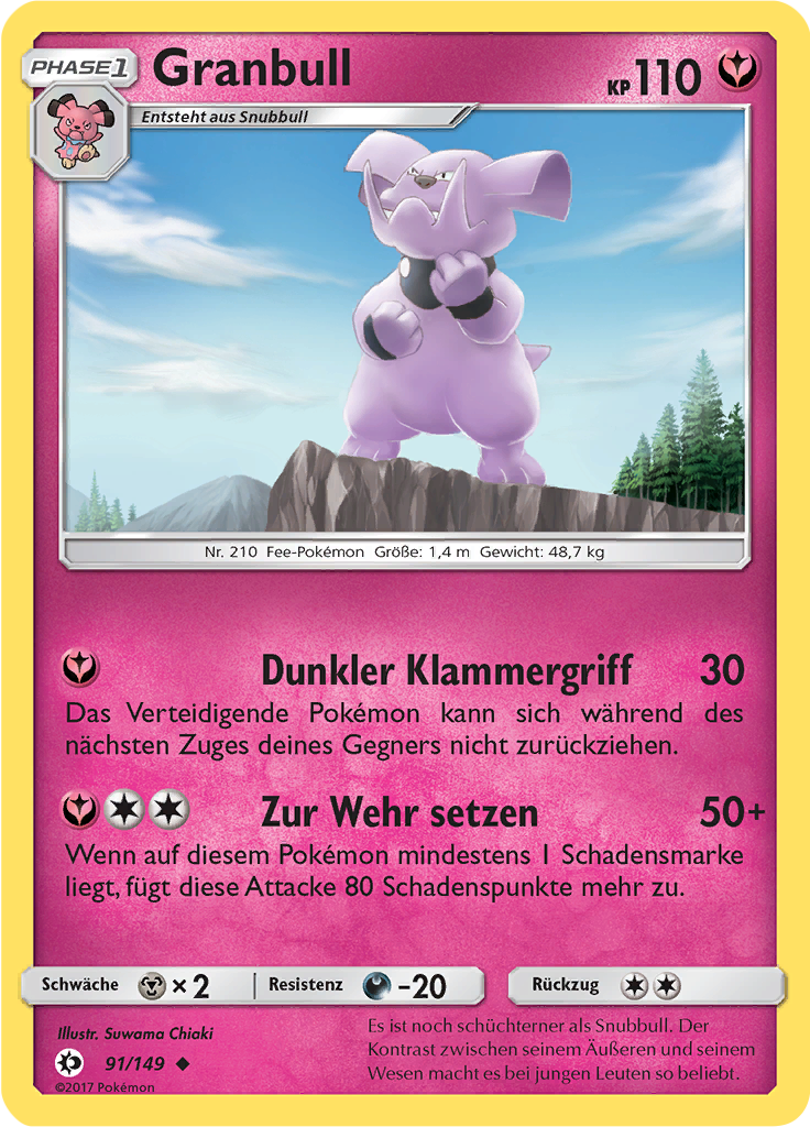 Granbull - 91 - Sonne & Mond