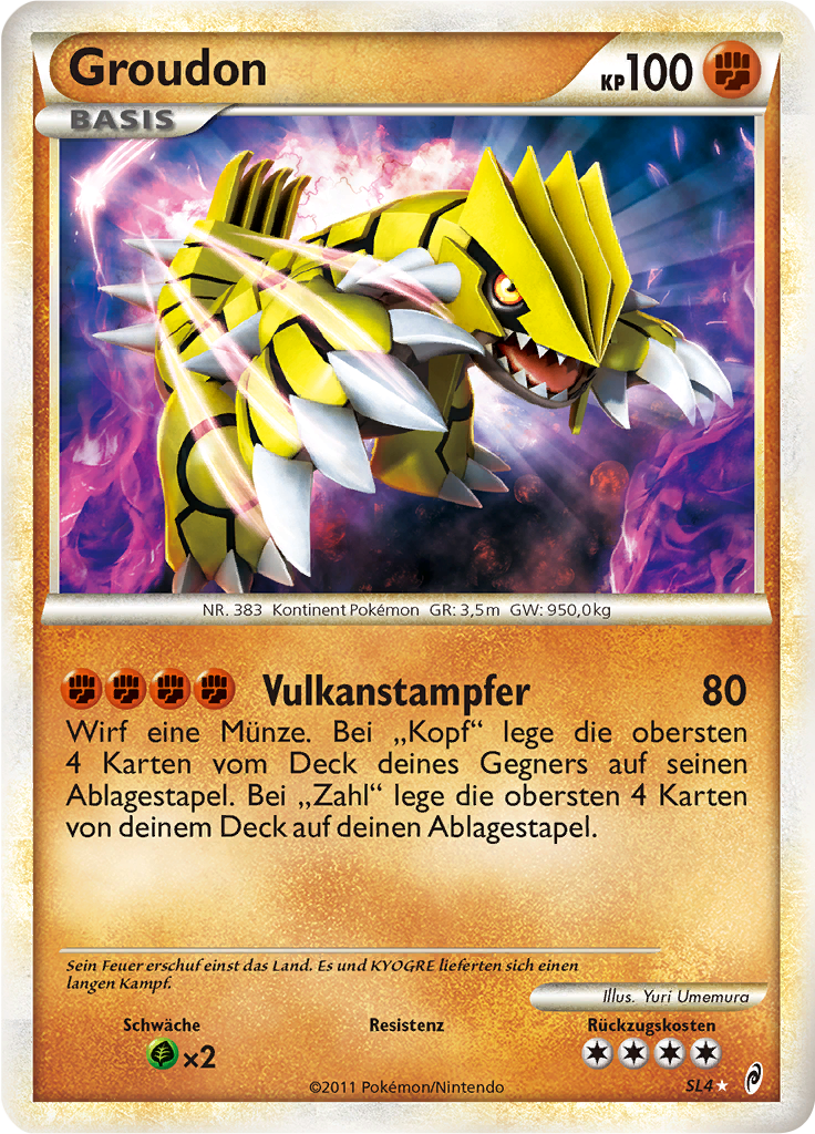 Groudon - SL4 - Ruf der Legenden