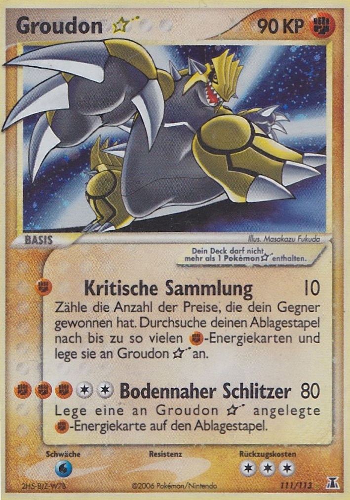 Groudon Star - 111 - Delta Species