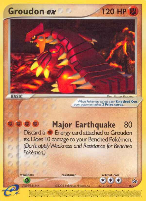 Groudon ex - 2 - Nintendo Black Star Promos|Groudon ex - 2 - holo - Nintendo Black Star Promos