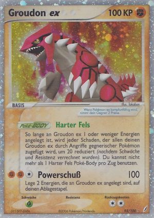 Groudon ex - 93 - Crystal Guardians