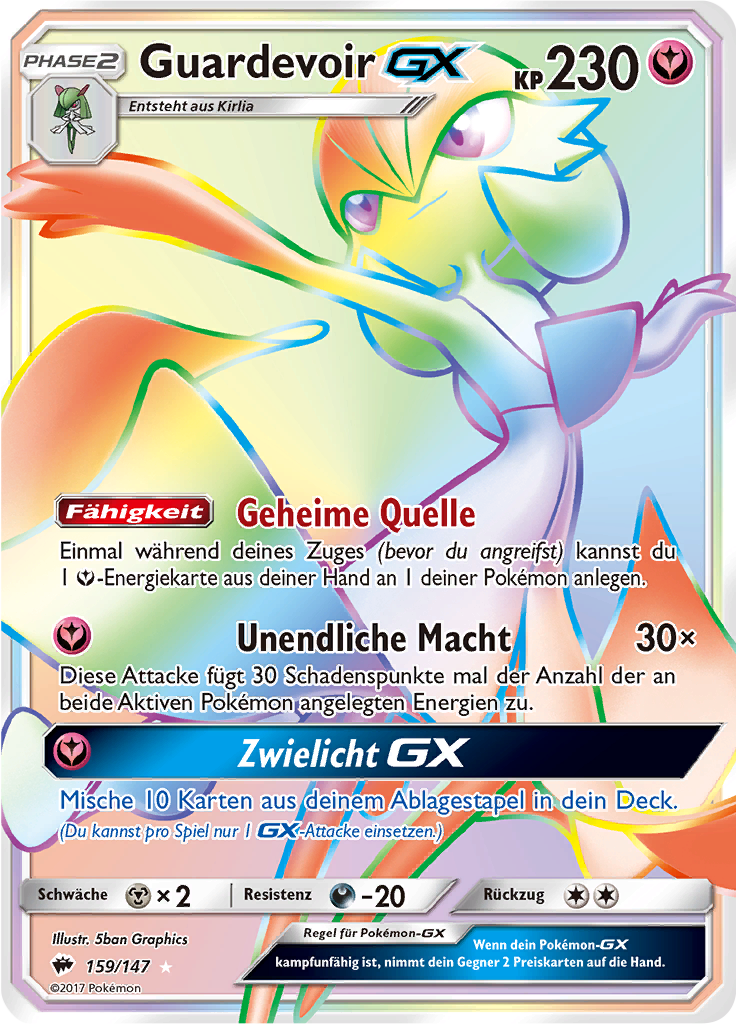 Guardevoir-GX - 159 - Nacht in Flammen