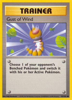 Gust of Wind Base set Unlimited|Gust of Wind Base set First Edition|Gust of Wind Base set Shadowless|Gust of Wind Base set 4th print