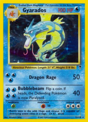 Gyarados - 12 - Legendary Collection|Gyarados - 12/110 - Revers Holo - Legendary Collection