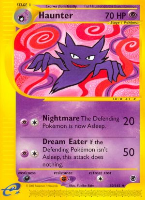 Haunter - Expedition Base set|Haunter - Expedition Base set - Reverse Holo