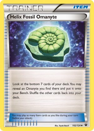 Helix Fossil Omanyte - 102 - Fates Collide