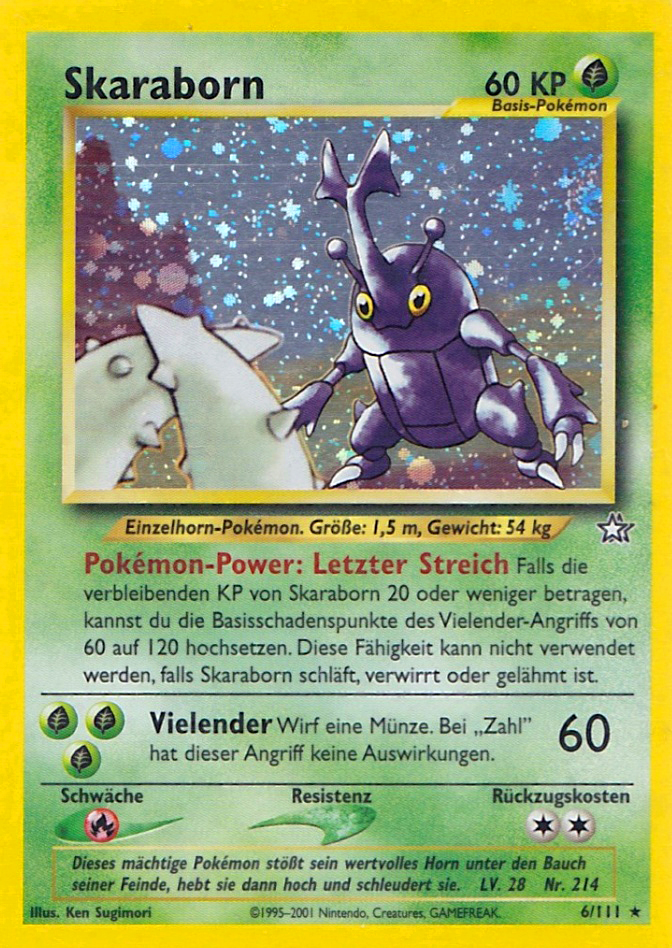 Heracross - 6 - Neo Genesis