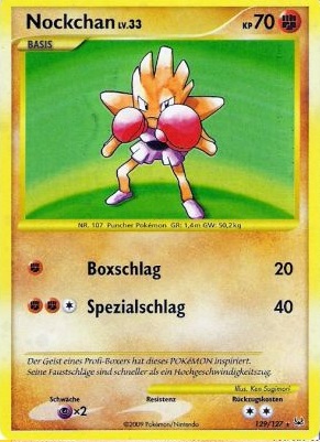 Hitmonchan - 129 - Platin