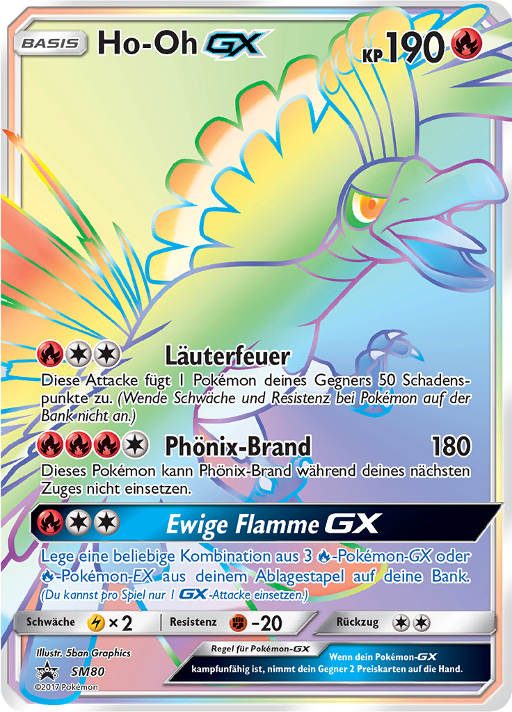 Ho-Oh-GX - SM80 - Sun & Moon Promos