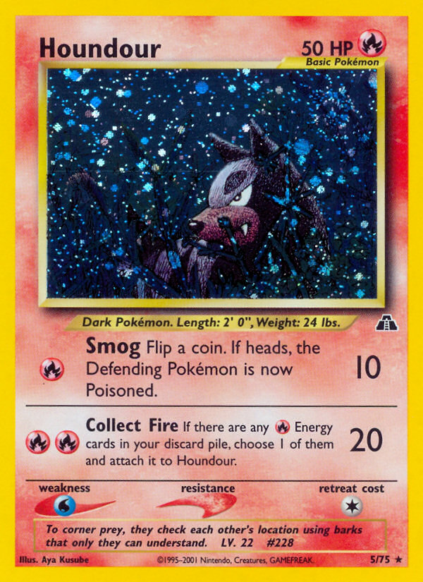 Houndour - Neo Discovery - Unlimited|Houndour - Neo Discovery - First Edition