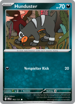 Hunduster-62-Prismatische Entwicklungen