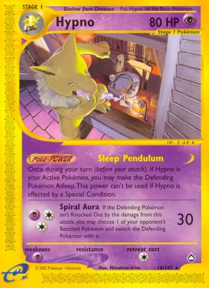 Hypno - 16/147 - Aquapolis|Hypno - 16/147 - Reverse holo - Aquapolis