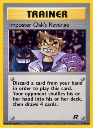 Imposter Oak’s Revenge Team Rocket unlimited|Imposter Oak’s Revenge Team Rocket first edition