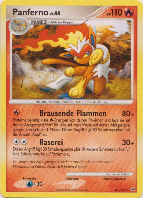Infernape - 31 - Platin