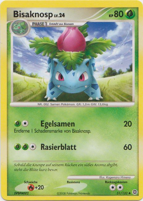 Ivysaur - 51 - Ratselhafte Wunder