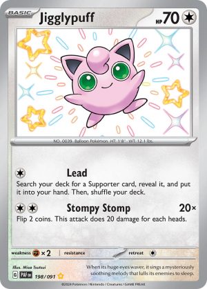 Jigglypuff-198-Paldean Fates