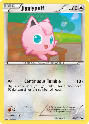 Jigglypuff - BW65 - Black & White Promos